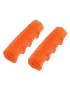Grips 7/8 long 116mm Kraton Rubber 0214 Sparkle/Orange.